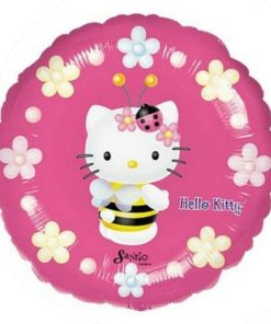New Jumbo Hello Kitty Happy Birthday 54 Pink Prismatic Drop-A